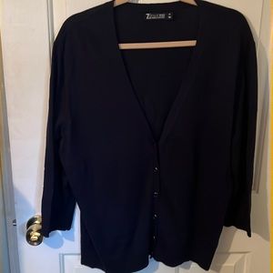 New York & Company. Navy Blue Cardigan in excellent condition.
